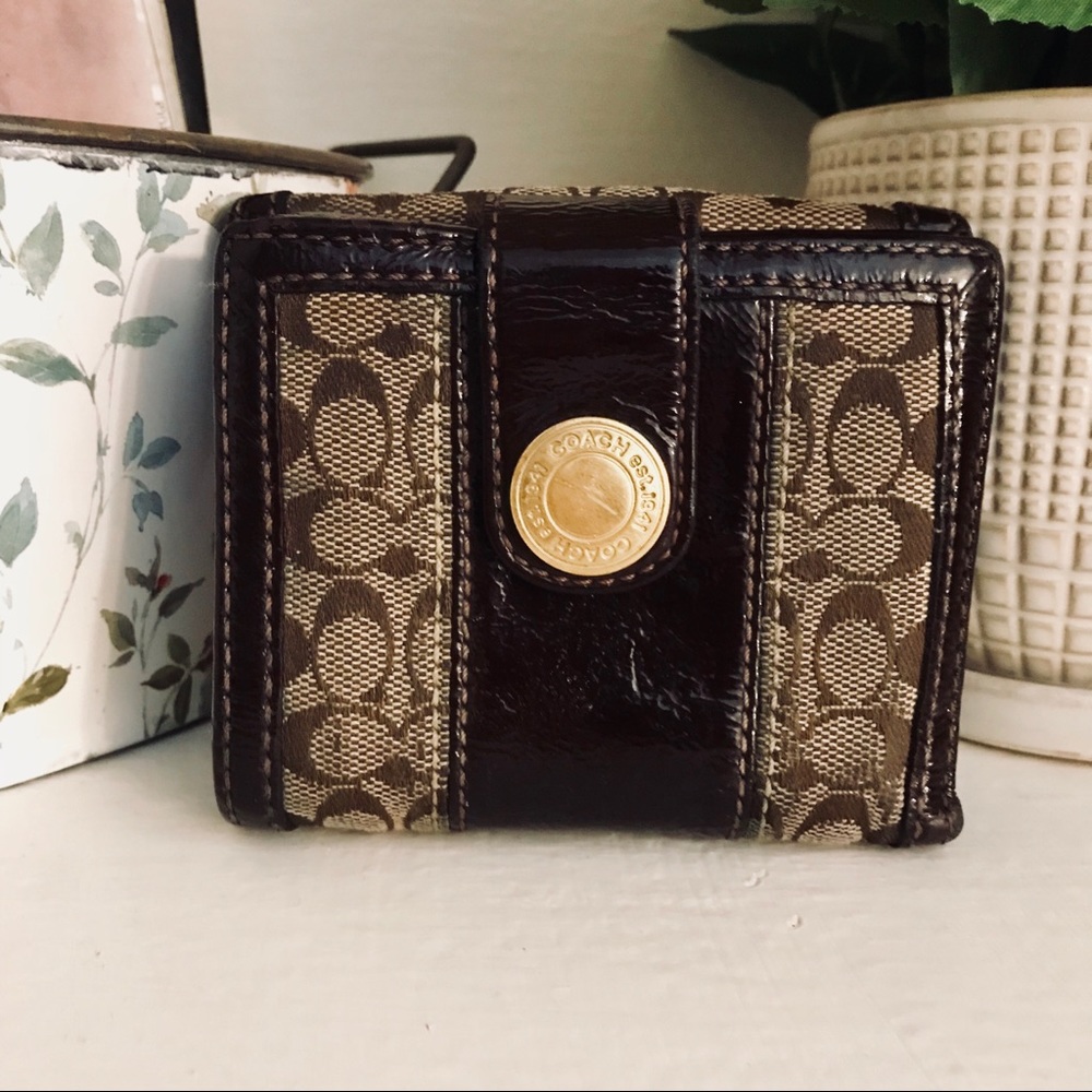 Coach mini wallet